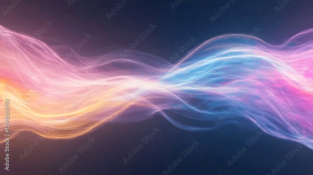 Fototapeta premium glowing pastel Easter energy field --ar 16:9