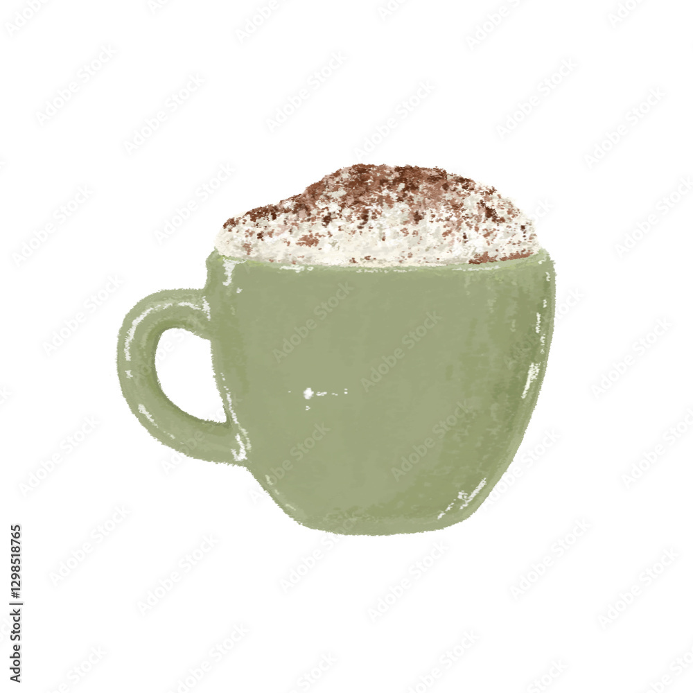 Obraz premium cup of coffee illustration