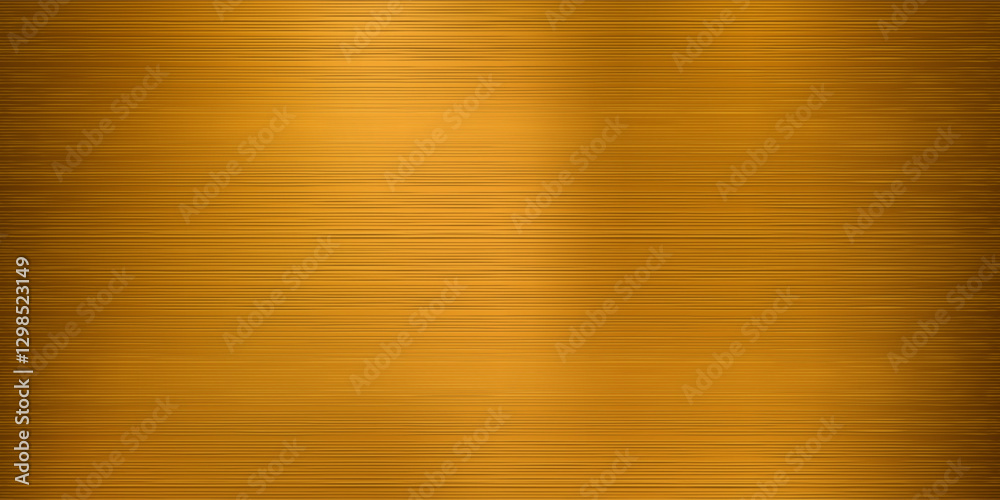 Gold brown wooden plank. Floor, wall cladding. High detail vector texture.