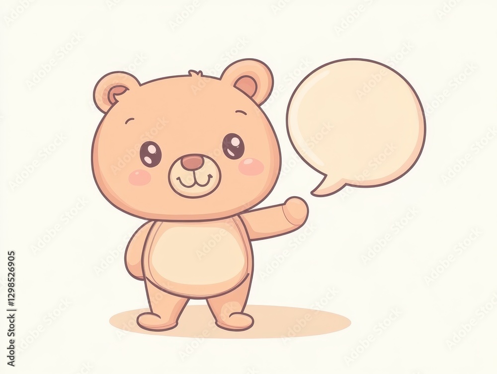 Fototapeta premium teddy bear with pink heart