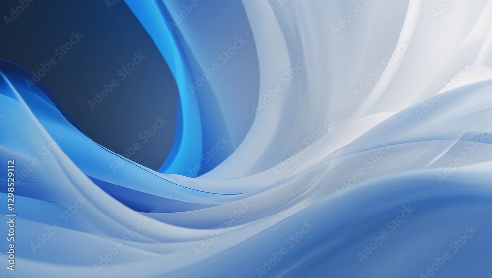Obraz premium Modern abstract background, blue white gradations