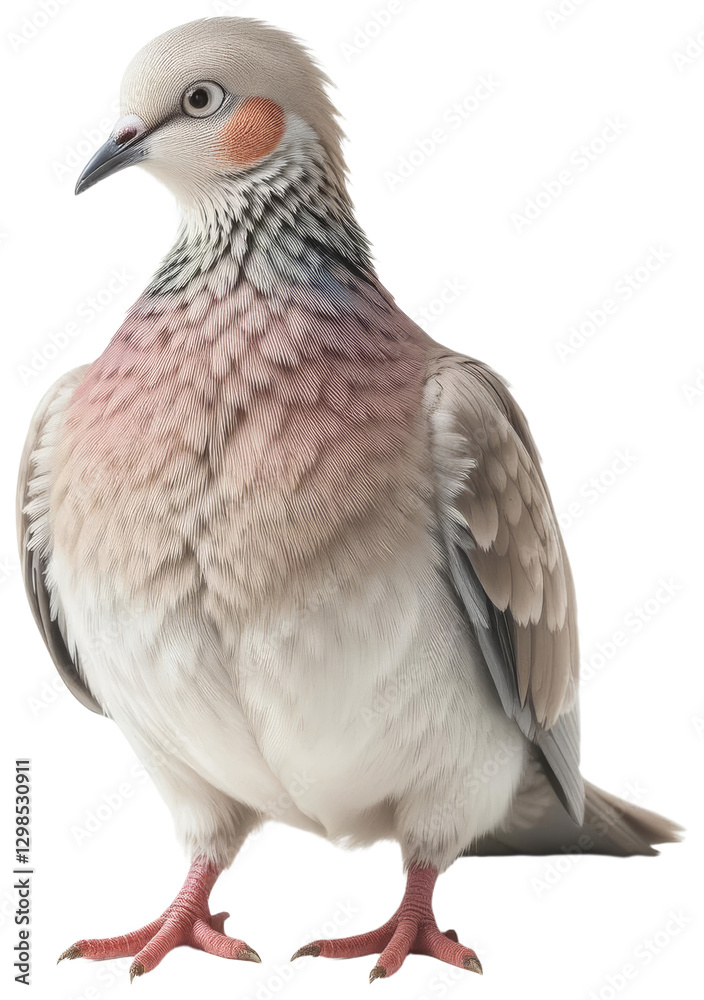 Soft-plumaged bird on white background, transparent background png Soft-plumaged bird on white background, transparent background png