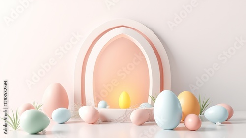 Geometric Easter Eggs & Architectural Forms