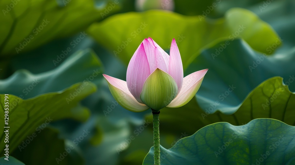 Obraz premium pink water lily