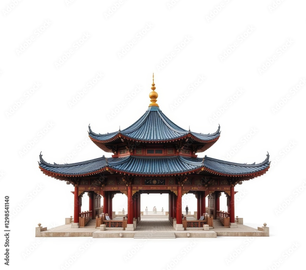 Fototapeta premium Traditional Asian Pavilion Architectural Design