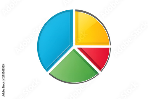 Minimalist Pie Chart Icon with four Segments Free Download Minimalist Pie Chart Icon with four Segments - GFXLoad