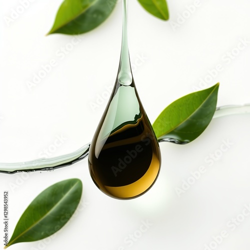 Natural Glue Splash - Earthy Tones & Water Effect