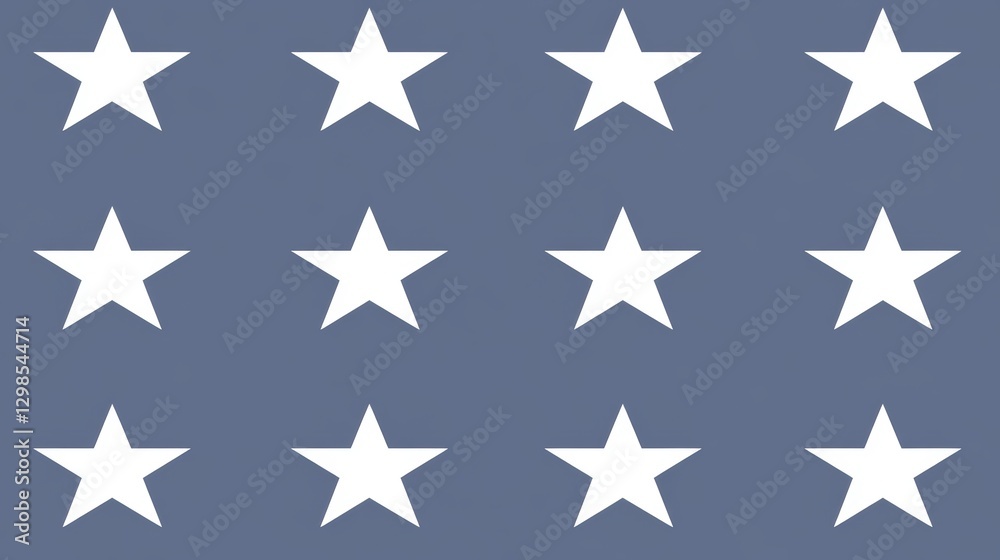 A clean pattern of white stars on a muted blue background, perfect for creative designs, promotional materials, or any project needing a touch of elegance and patriotism, A clean pattern of white stars on a muted blue background, perfect for creative designs, promotional materials, or any project needing a touch of elegance and patriotism,