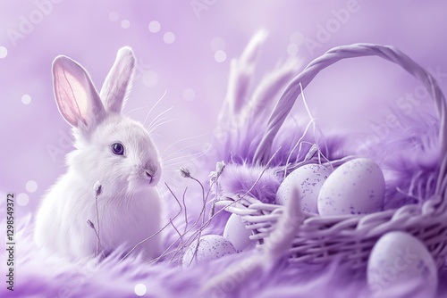 create a pastel purple colored wallpaper background for the month of April 