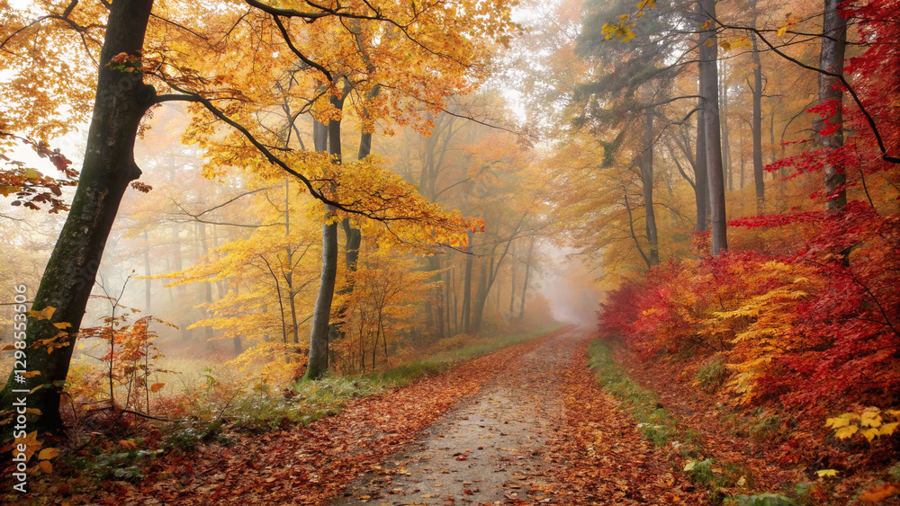 Obraz premium Autumn forest