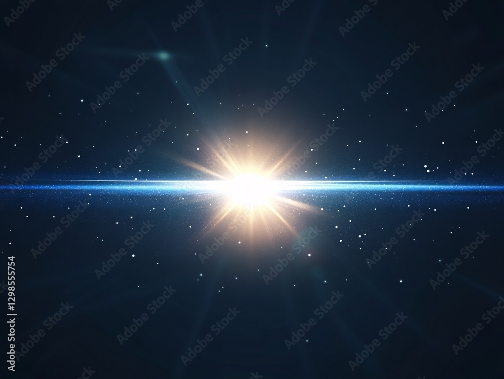 high-tech futuristic lens flare blue reflections soft luminous --ar 4:3 high-tech futuristic lens flare blue reflections soft luminous --ar 4:3