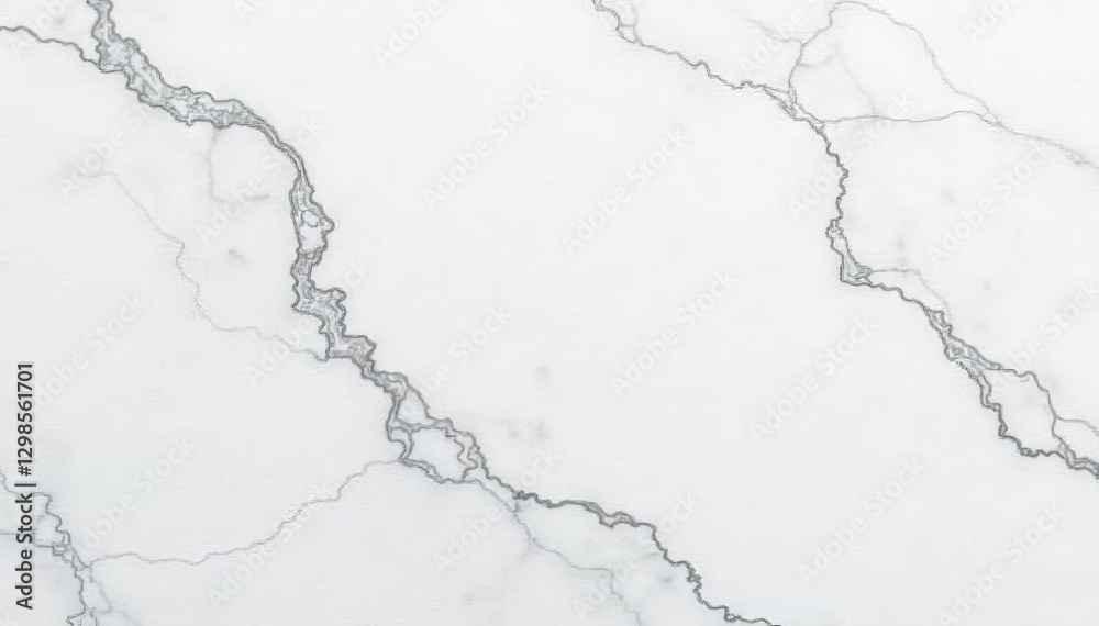 Obraz premium Soft white marble texture, delicate grey veining , material, rock