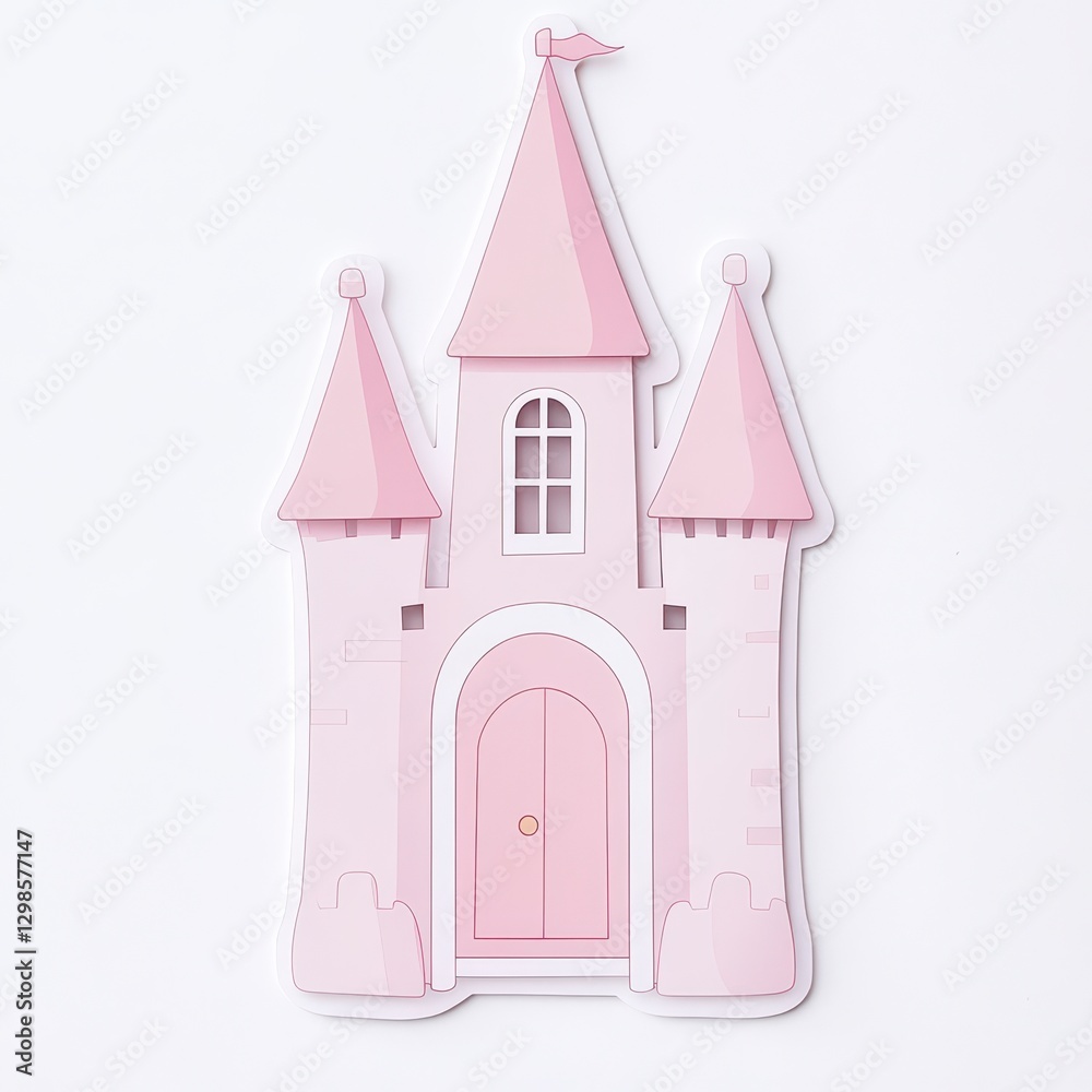 Fototapeta premium fairy tale castle vector