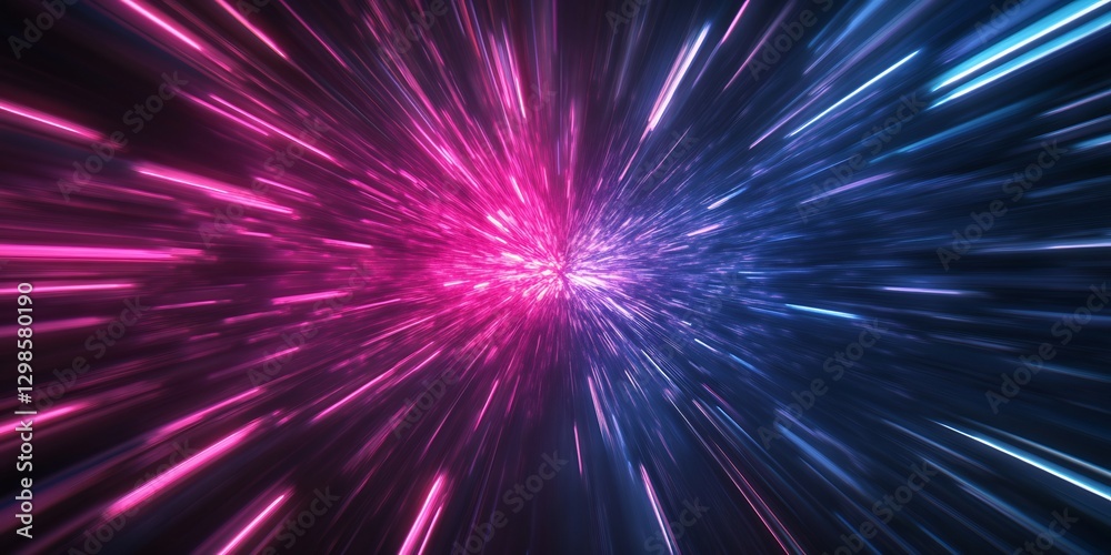 futuristic fractal explosion neon colors light display --ar 2:1 futuristic fractal explosion neon colors light display --ar 2:1