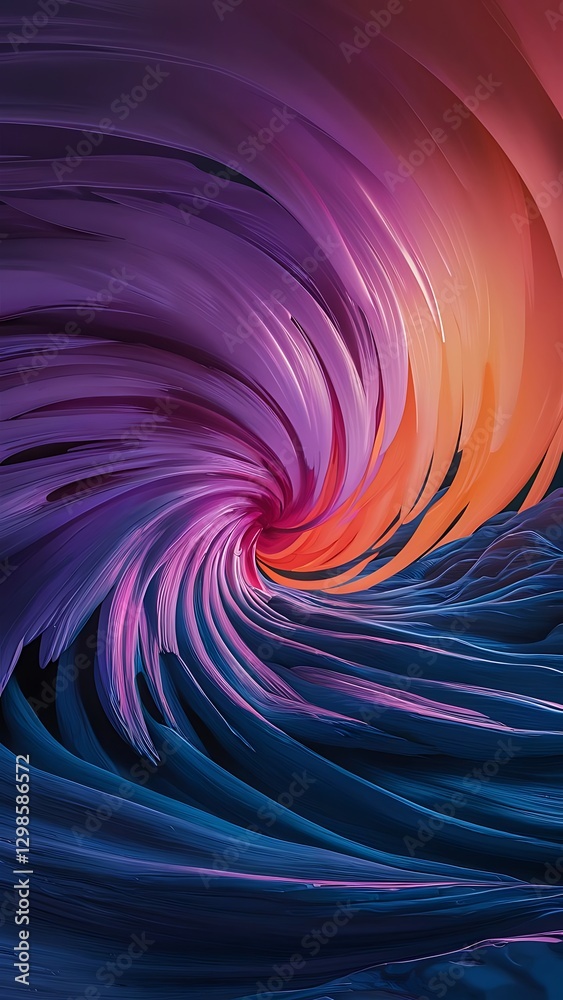 Fototapeta premium abstract colorful background with waves