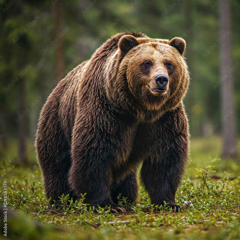 brown bear in the woods
