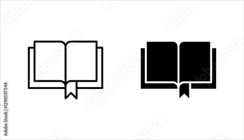 Holy Quran icon set, symbol template for graphic and web design vector illustration on white background
