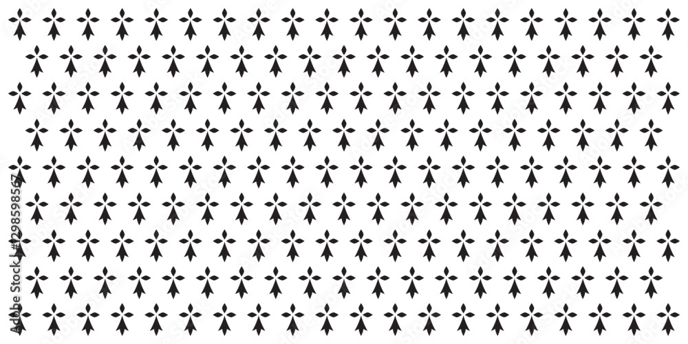 FOND HERMINE SYMBOLE BRETAGNE V1 - Illustration vectorielle
