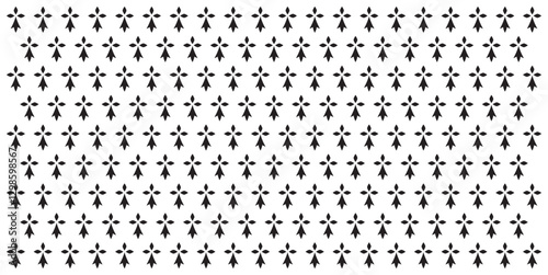 Obraz na płótnie FOND HERMINE SYMBOLE BRETAGNE V1 - Illustration vectorielle w salonie