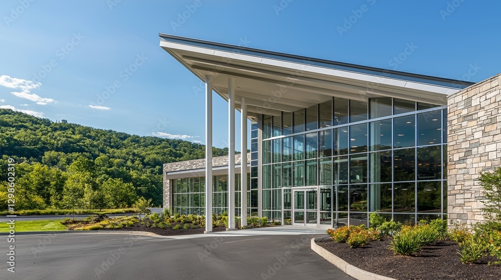 This modern plastic surgery clinic has a clean, professional exterior with a welcoming entrance that sets the tone for a positive experience