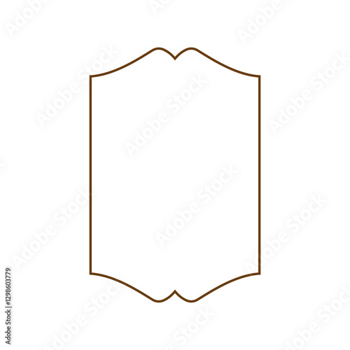 The frame is rectangular on a white background