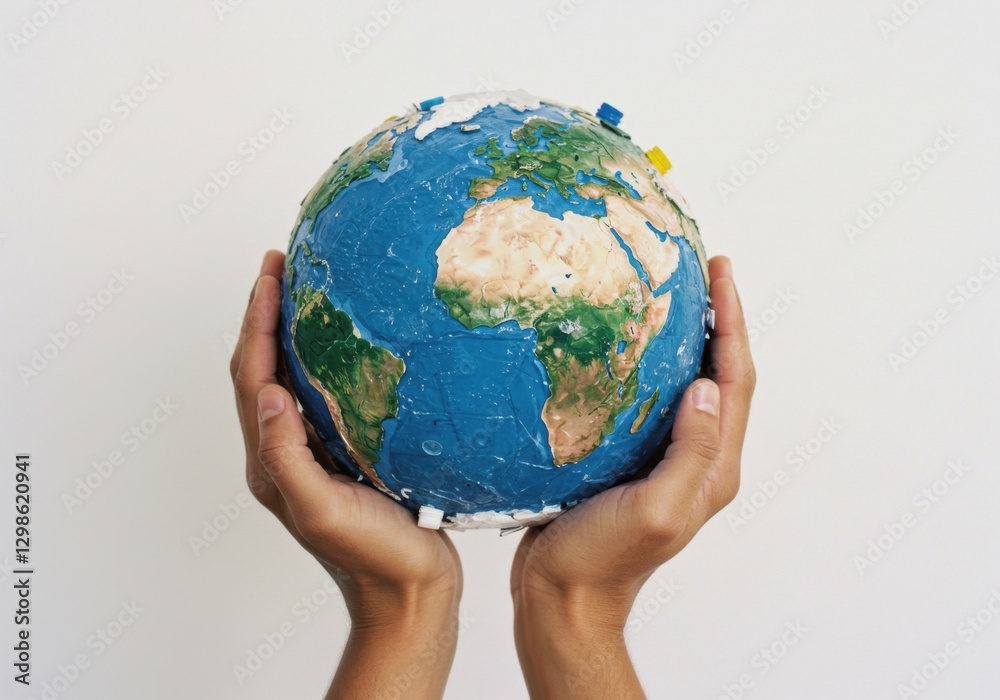 Lifting the Globe with Hands Lifting the Globe with Hands