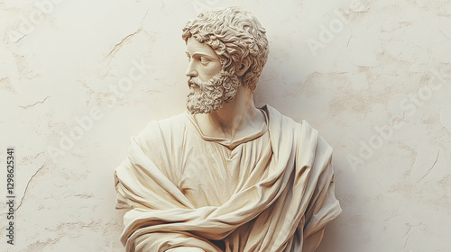 Foto Judas Iscariot – A bearded man in a simple tunic, often depicted with a bag of silver