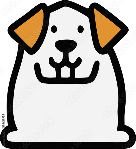 cute dog character