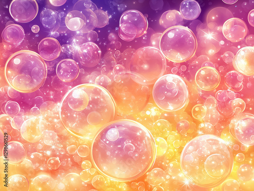 Colorful festive balloons background for celebration poster photo