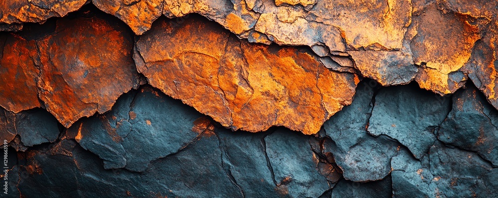 Raw copper ore with crystalline texture, closeup macro photography, vibrant mineral reflections, intricate details of copper formations Raw copper ore with crystalline texture, closeup macro photography, vibrant mineral reflections, intricate details of copper formations