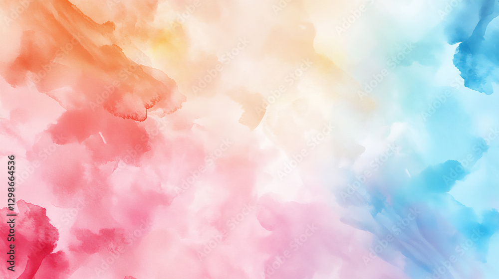 Fototapeta premium soft watercolor bleed