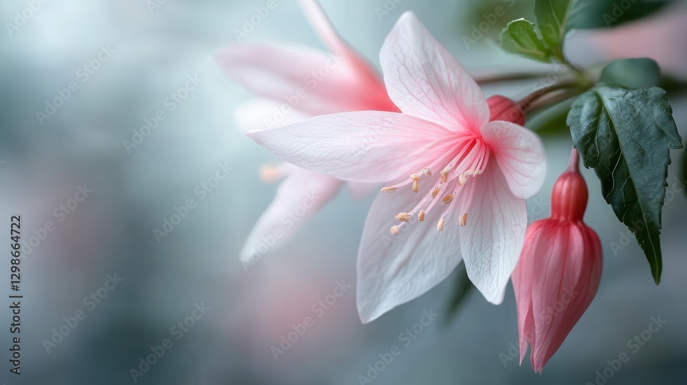 Close-up of stunning pink flowers with soft, flowing petals showcases their intricate beauty and delicate nature, creating a captivating and tranquil scene. Close-up of stunning pink flowers with soft, flowing petals showcases their intricate beauty and delicate nature, creating a captivating and tranquil scene.
