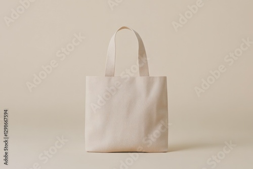 Minimalist bag design showcases soft texture against neutral bac