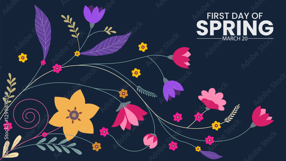 Fototapeta premium Welcome Spring, A New Season of Growth and Renewal