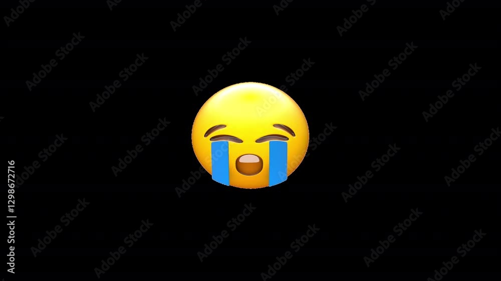 Crying Emoji with Alpha Channel