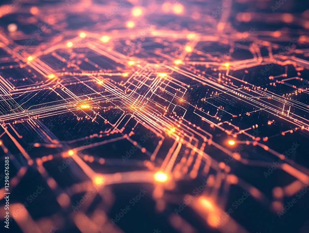 pulsing neon encryption futuristic grids pulsing neon encryption futuristic grids