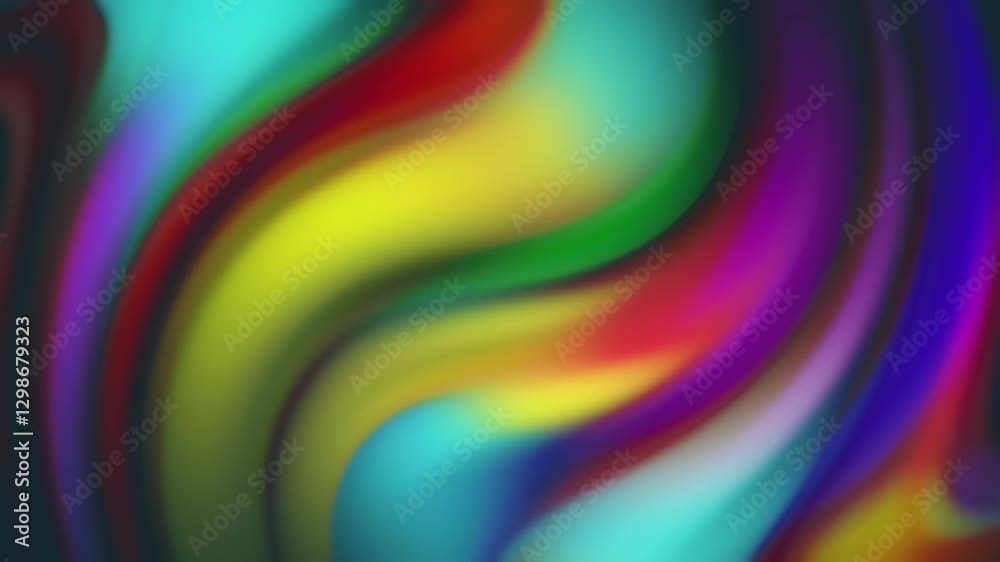 Twisted gradient background design, abstract curves twisted gradient video, colorful gradient background animation 