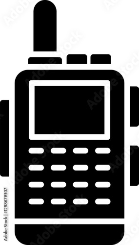 Walkie Talkie Icon Vector Element