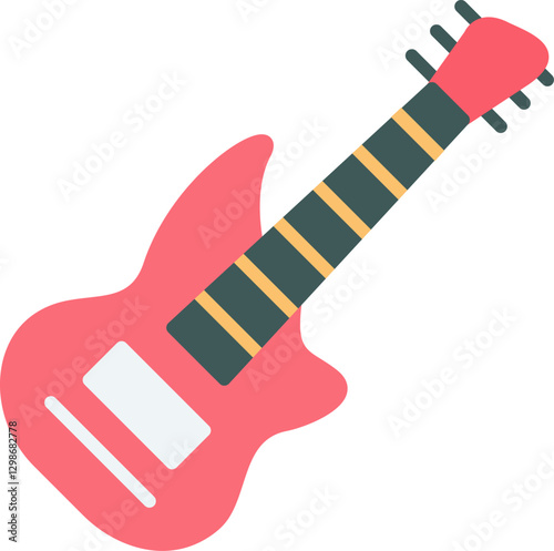 Guitar Pick Icon Vector Element