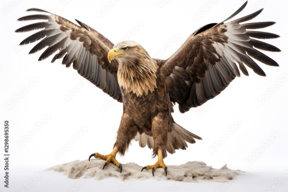 Fototapeta premium Eagle animal flying bird.