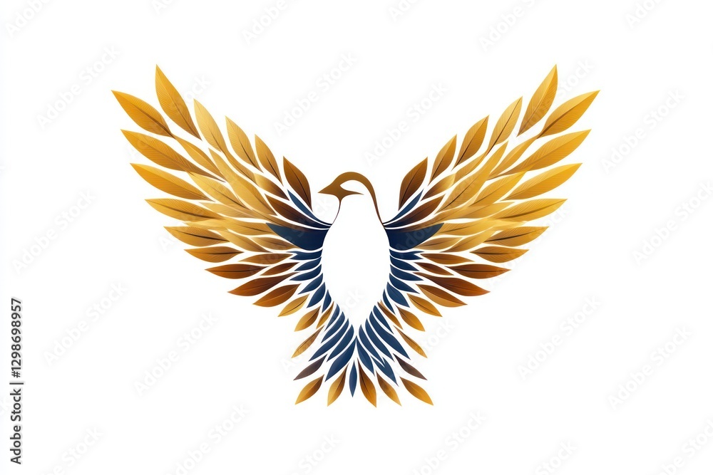 Obraz premium This dove embodies purity and grace, symbolizing spiritual strength and hope during significant Christian events like Maundy Thursday and Palm Sunday