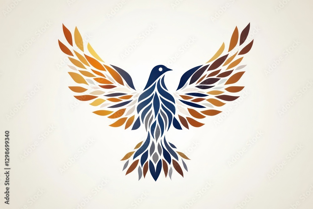 Obraz premium This dove embodies spiritual awakening, peace, and purity. It serves as a symbol of grace, inspiring faith during Christian observances like Maundy Thursday and Palm Sunday