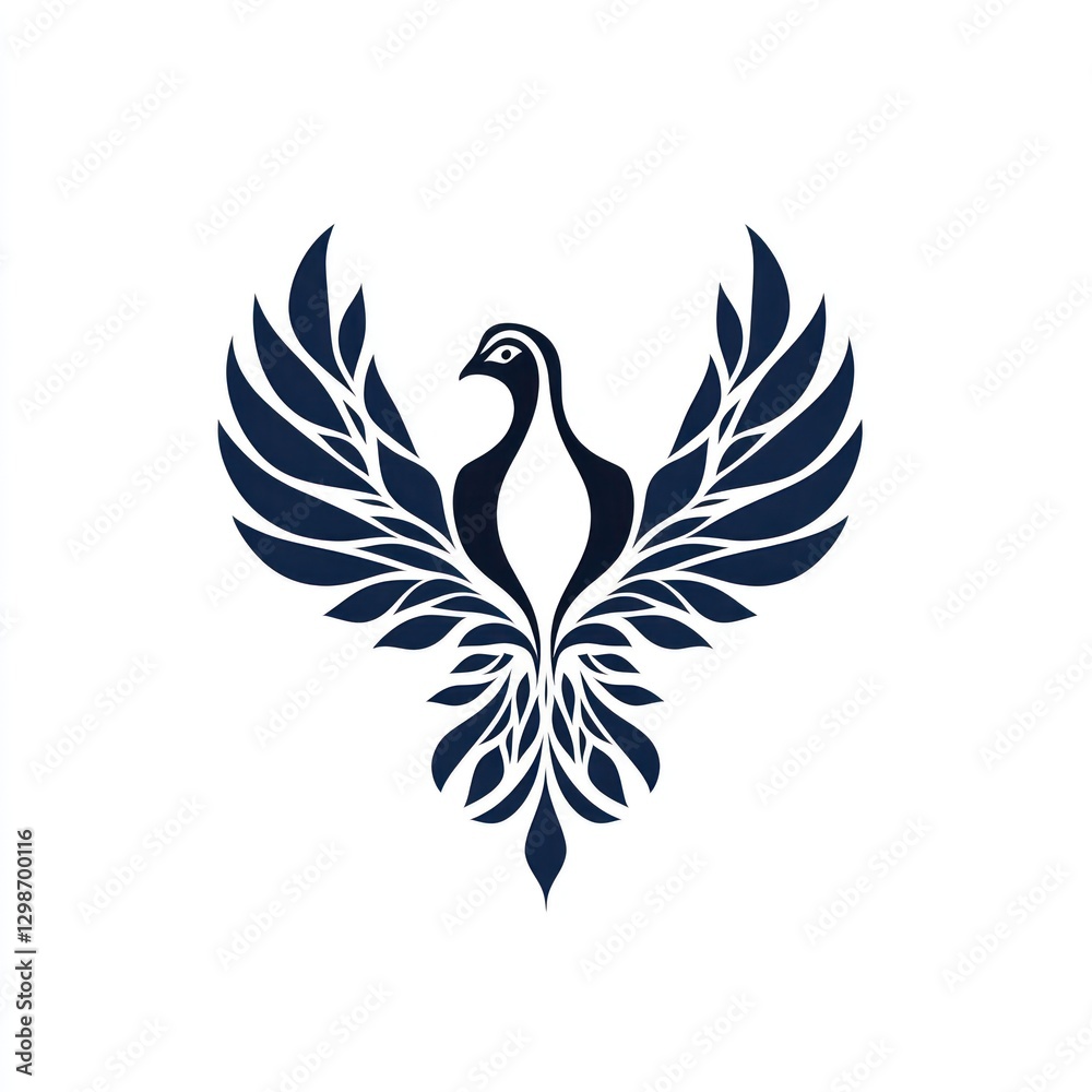 Fototapeta premium A dove symbolizes the Holy Spirit and peace, representing humility and grace during key Christian celebrations like Maundy Thursday and Palm Sunday