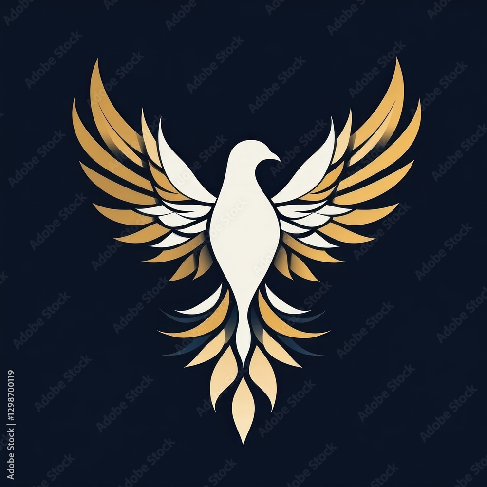 Obraz premium The dove, symbolizing the Holy Spirit, reflects themes of peace and humility, especially during Maundy Thursday and Palm Sunday, inspiring spiritual strength and hope