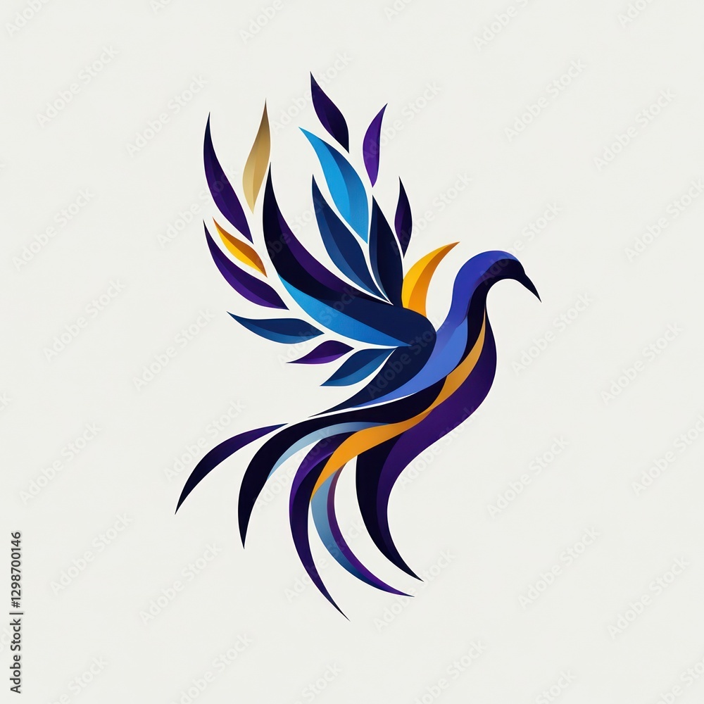 Obraz premium A dove symbolizes purity and hope, embodying the Holy Spirit. It signifies spiritual strength during key Christian events like Maundy Thursday and Palm Sunday