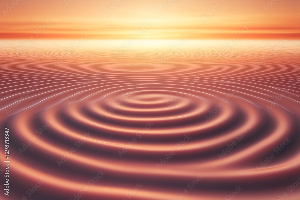 Naklejka premium futuristic encryption field radiant ripples
