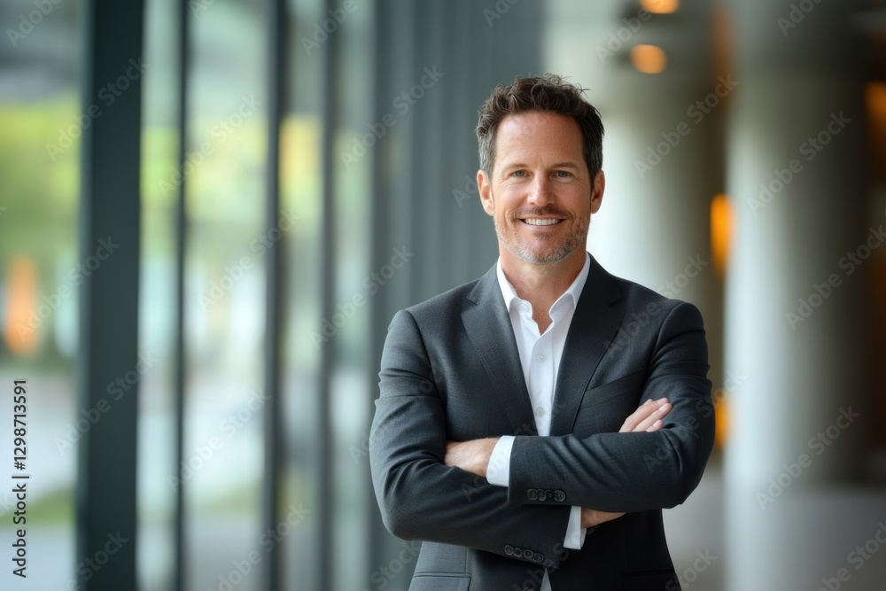 Portrait of successful caucasian blue eyes businessman in his 40s professional office environment. Portrait of successful caucasian blue eyes businessman in his 40s professional office environment.