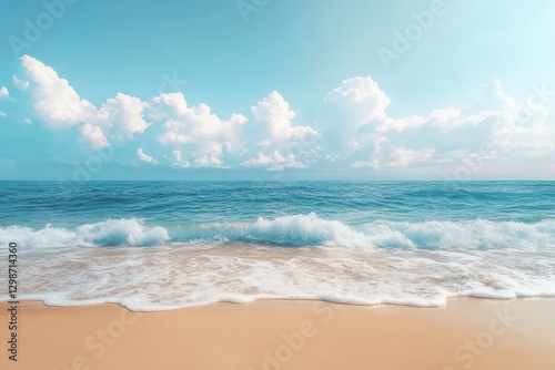 Sandy beach, perfect for summer theme design
