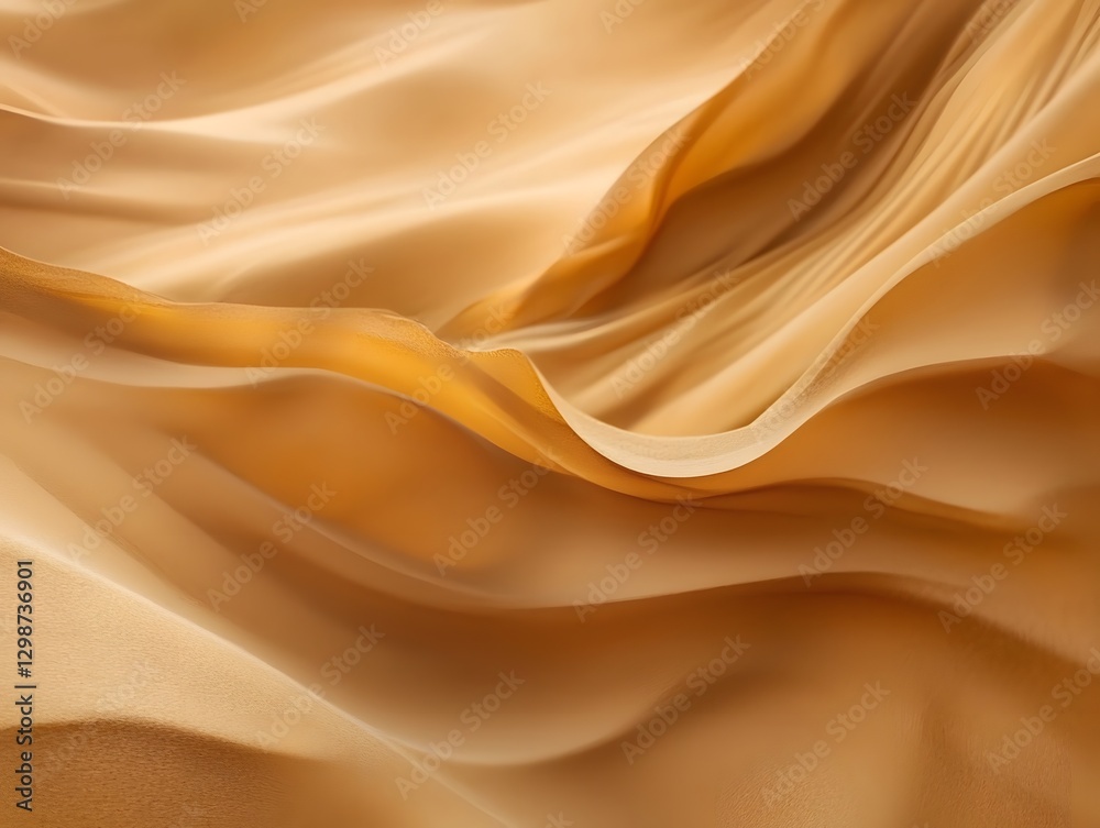 Elegant Sand Dune Waves with Golden Hues and Smooth Texture Elegant Sand Dune Waves with Golden Hues and Smooth Texture