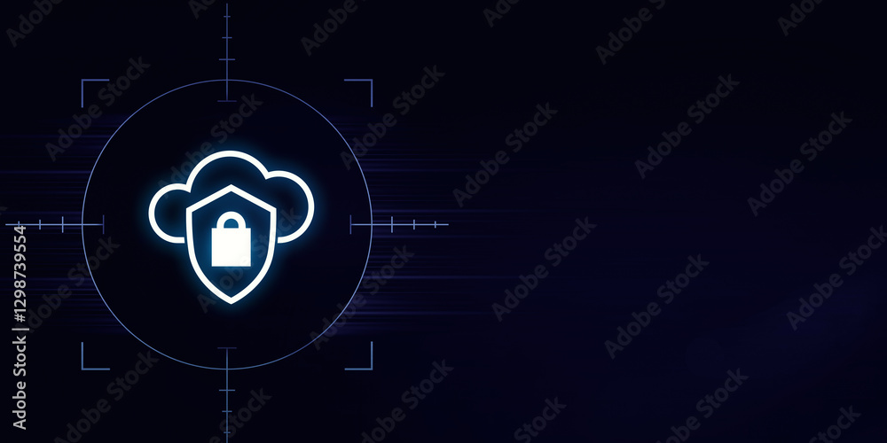 Fototapeta premium Secure-Cloud Advanced Protection for Your Data and Applications